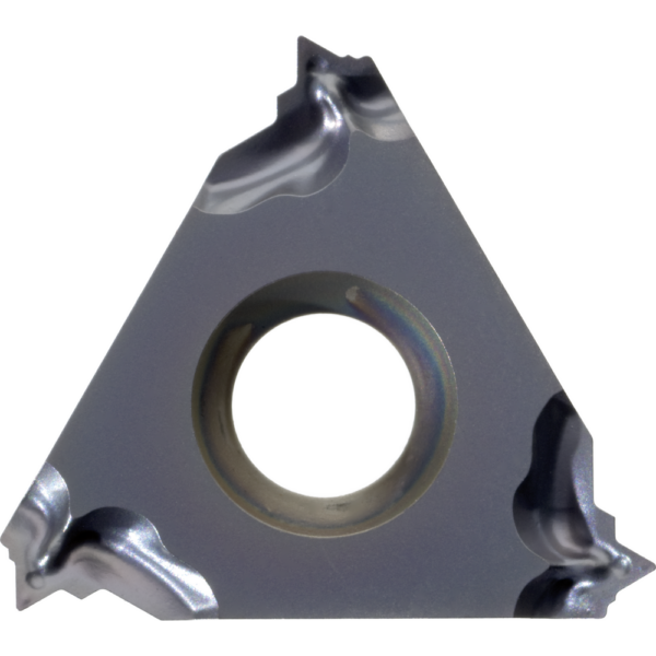 Threading insert with chip breaker